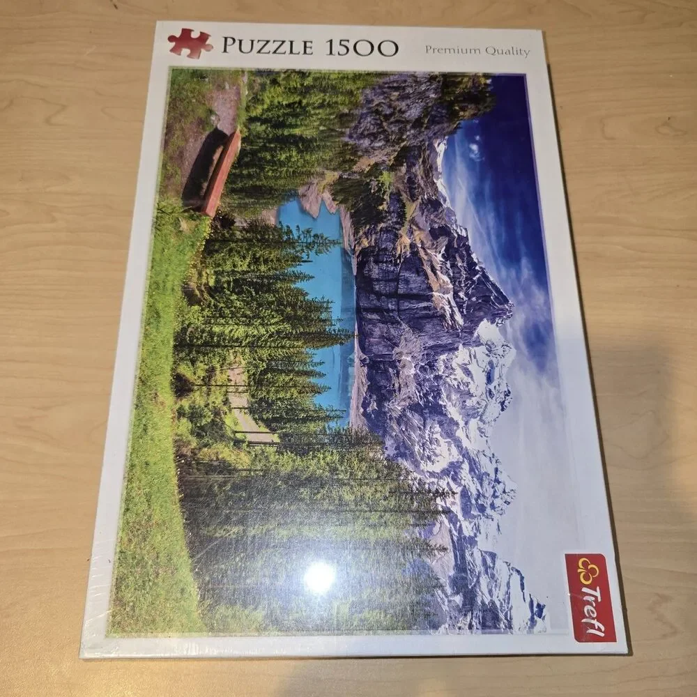 New Sealed - Trefl - 1500 Piece Jigsaw Puzzle - Mountain Lake View